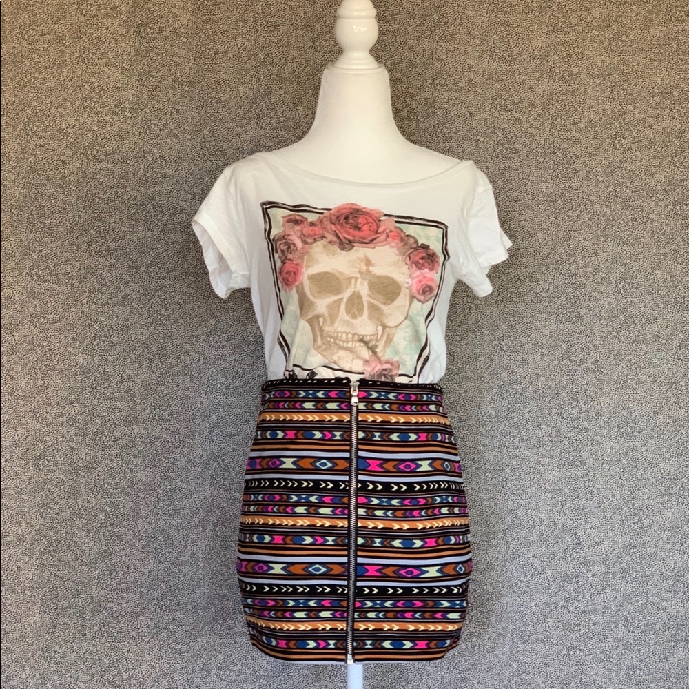 ✨💫Bright Print Bodycon Mini Skirt💫✨